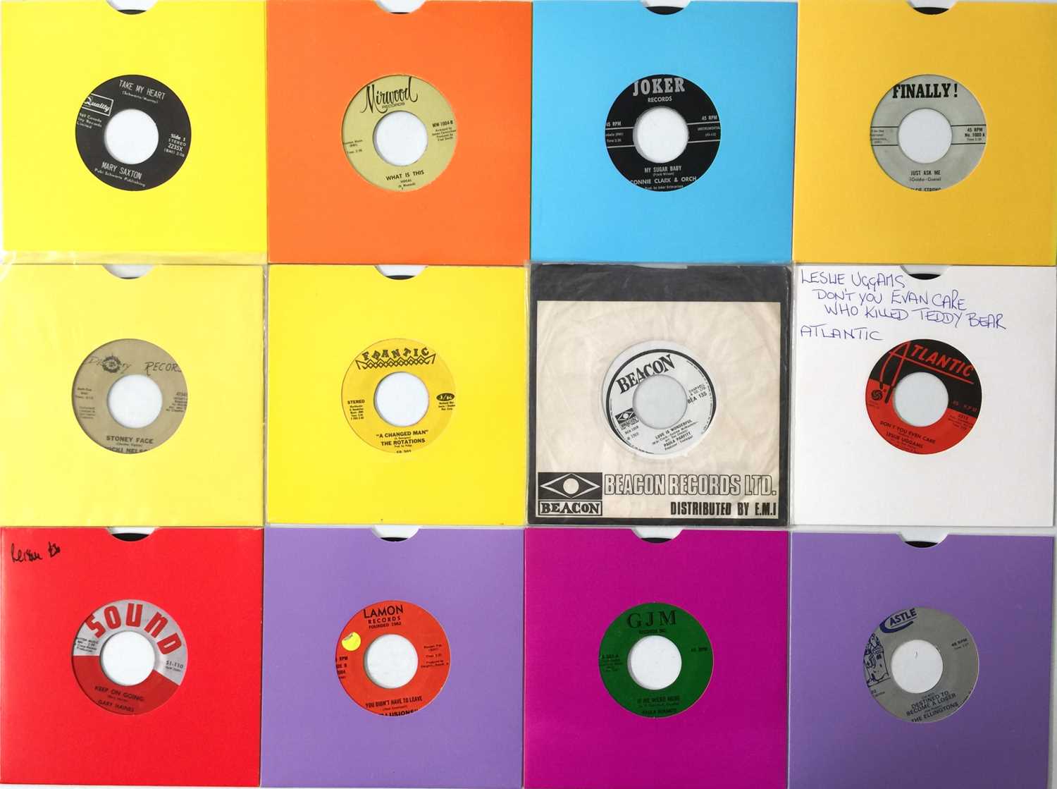 Lot 178 - CLASSIC 60s NORTHERN SOUL 7" - REISSUES/PRIVATE RELEASES.