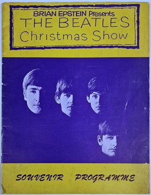 Lot 268 - THE BEATLES - CONCERT PROGRAMME COLLECTION.