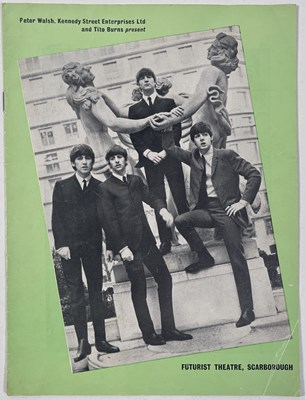 Lot 270 - THE BEATLES - 1963 FUTURIST THEATRE SCARBOROUGH PROGRAMME.