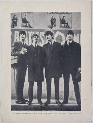 Lot 270 - THE BEATLES - 1963 FUTURIST THEATRE SCARBOROUGH PROGRAMME.