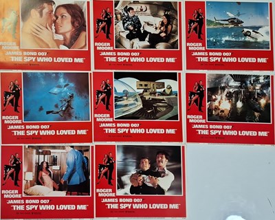 Lot 222 - JAMES BOND - THE SPY WHO LOVED ME (1977) - FULL SET OF US LOBBY CARDS.