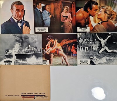 Lot 72 - JAMES BOND - FROM RUSSIA WITH LOVE (1963) - C 1970S LOBBY CARD SET.