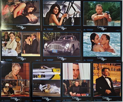 Lot 146 - JAMES BOND - CASINO ROYALE (2006) - FRENCH LOBBY CARD SET.