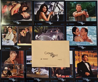 Lot 146 - JAMES BOND - CASINO ROYALE (2006) - FRENCH LOBBY CARD SET.