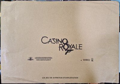 Lot 146 - JAMES BOND - CASINO ROYALE (2006) - FRENCH LOBBY CARD SET.