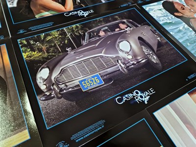 Lot 146 - JAMES BOND - CASINO ROYALE (2006) - FRENCH LOBBY CARD SET.