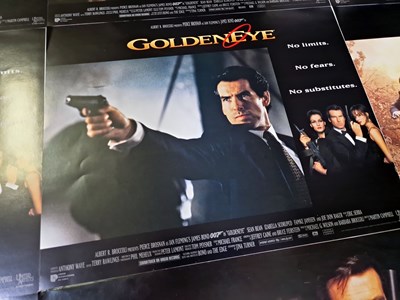 Lot 306 - JAMES BOND - GOLDENEYE (1995) - FULL SET OF US LOBBY CARDS.