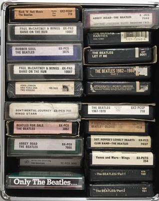 Lot 2 - THE BEATLES AND RELATED - 8 TRACK/ CASSETTE COLLECTION