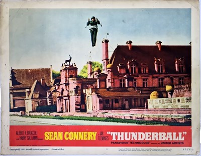 Lot 104 - JAMES BOND - THUNDERBALL (1965) - TWO ORIGINAL LOBBY CARDS.