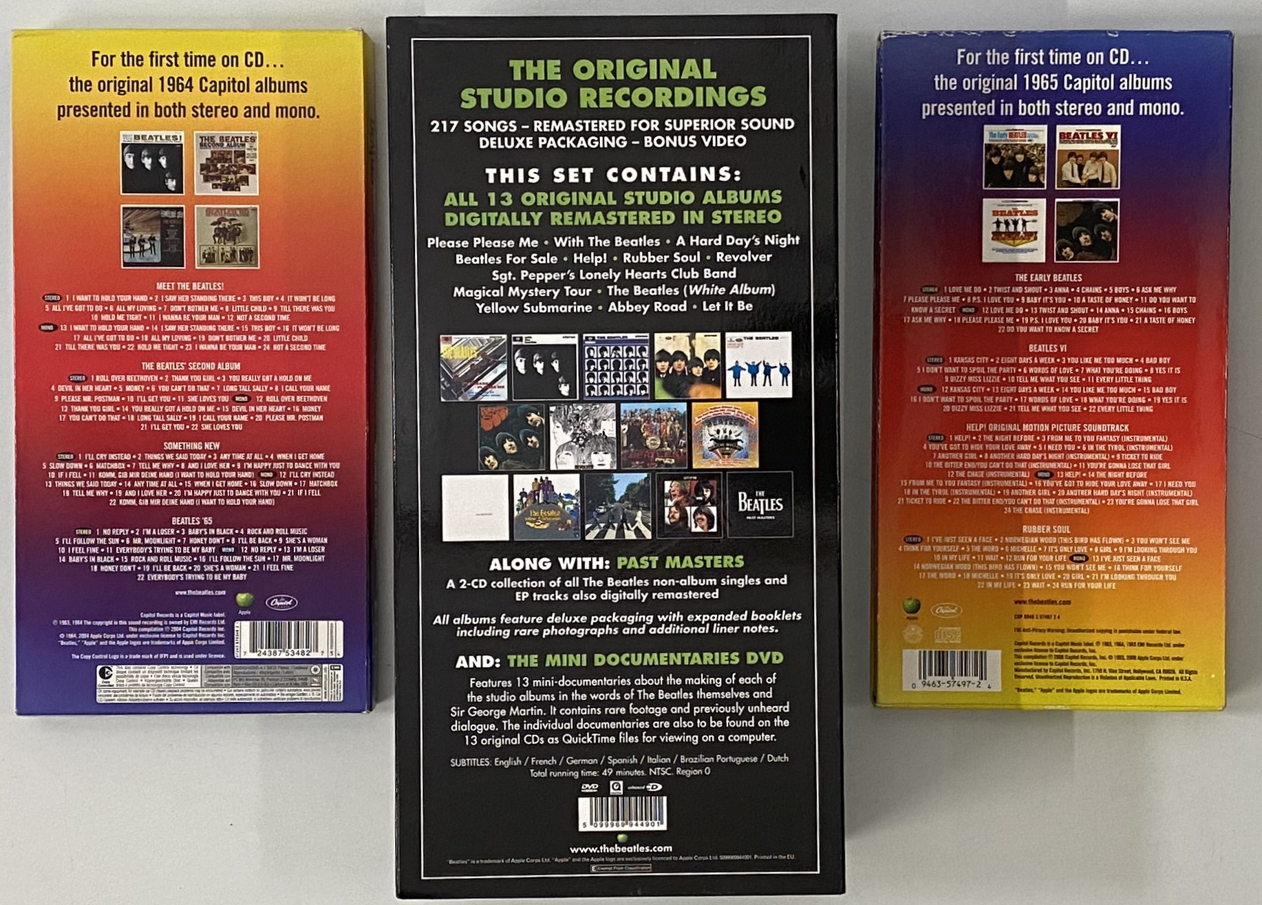 Lot 3 - THE BEATLES - CD BOX SETS