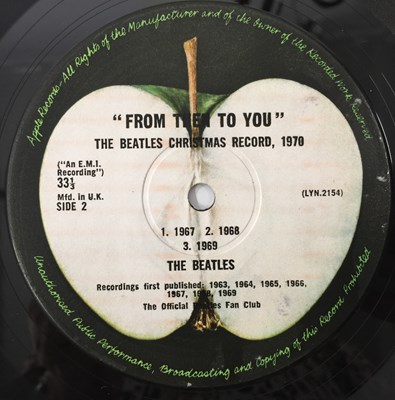 Lot 7 - THE BEATLES - FROM THEN TO YOU CHRISTMAS LP + FLEXI DISC COLLECTION