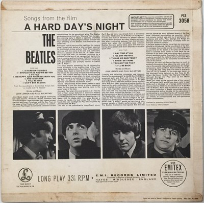 Lot 16 - THE BEATLES - A HARD DAY'S NIGHT LP (UK STEREO - PARLOPHONE - PCS 3058)