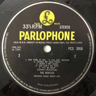 Lot 16 - THE BEATLES - A HARD DAY'S NIGHT LP (UK STEREO - PARLOPHONE - PCS 3058)