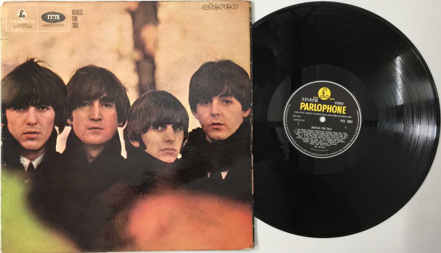 Lot 17 - THE BEATLES - BEATLES FOR SALE LP (UK STEREO - PCS 3062)