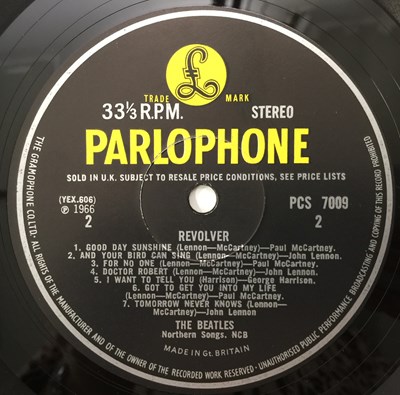 Lot 20 - THE BEATLES - REVOLVER LP (UK STEREO - PCS 7009)