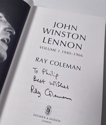 Lot 330 - THE BEATLES AND RELATED - SIGNED BOOKS INC CYNTHIA LENNON.