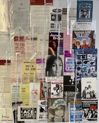 Lot 47 - ROCK AND POP PROMO EPHEMERA INC PRESS RELEASES / HANDBILLS AND MORE.