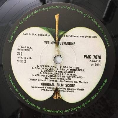 Lot 25 - THE BEATLES - YELLOW SUBMARINE LP (ORIGINAL UK MONO COPY - PMC 7070)