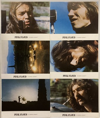 Lot 384 - PINK FLOYD LIVE IN POMPEII LOBBY CARDS