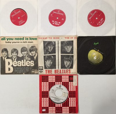 Lot 36 - THE BEATLES AND RELATED - 7" DEMOS/ OVERSEAS COLLECTION