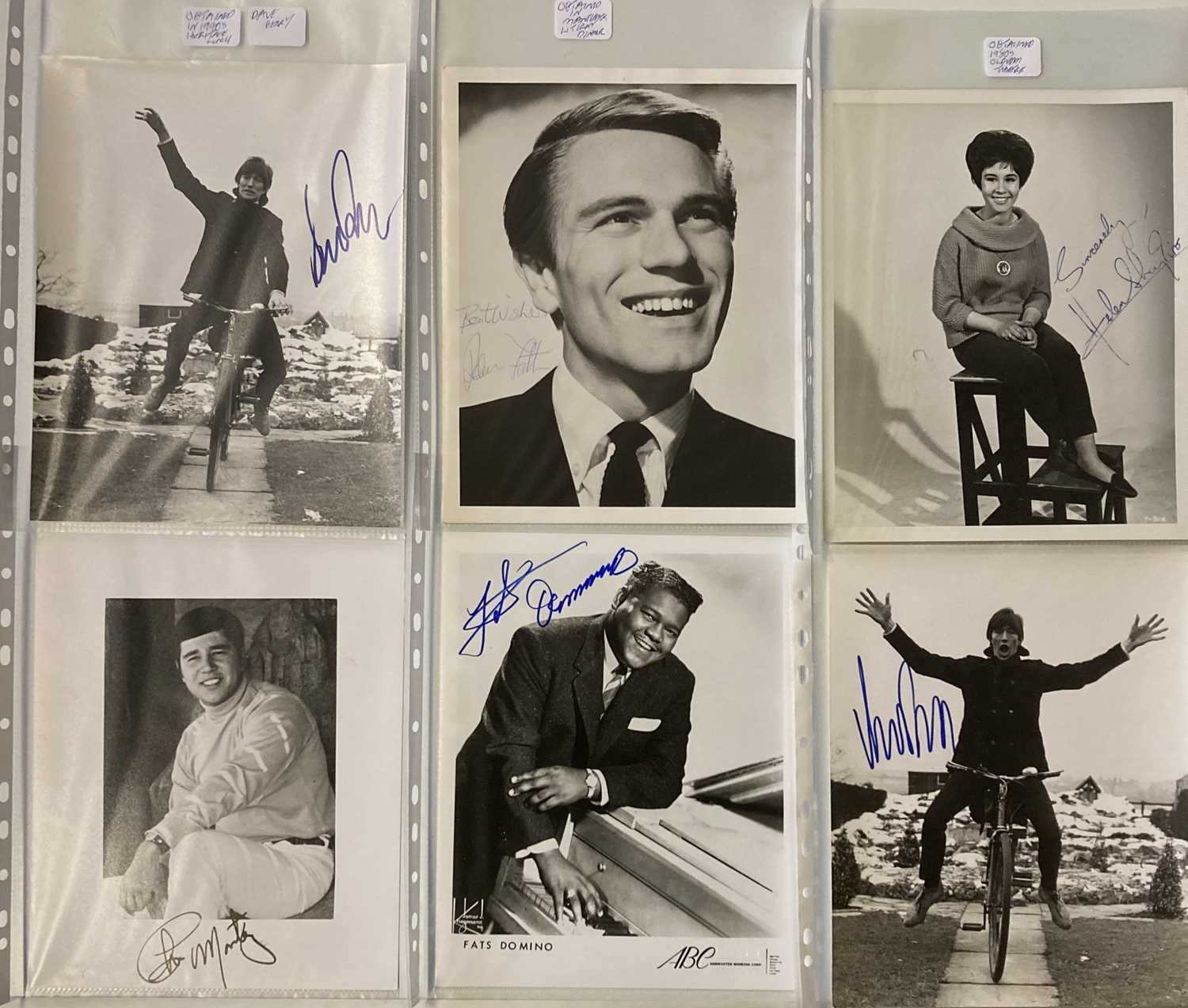 Lot 271 - 1960S STAR AUTOGRAPHS - CHRIS MONTEZ/HELEN SHAPIRO ETC