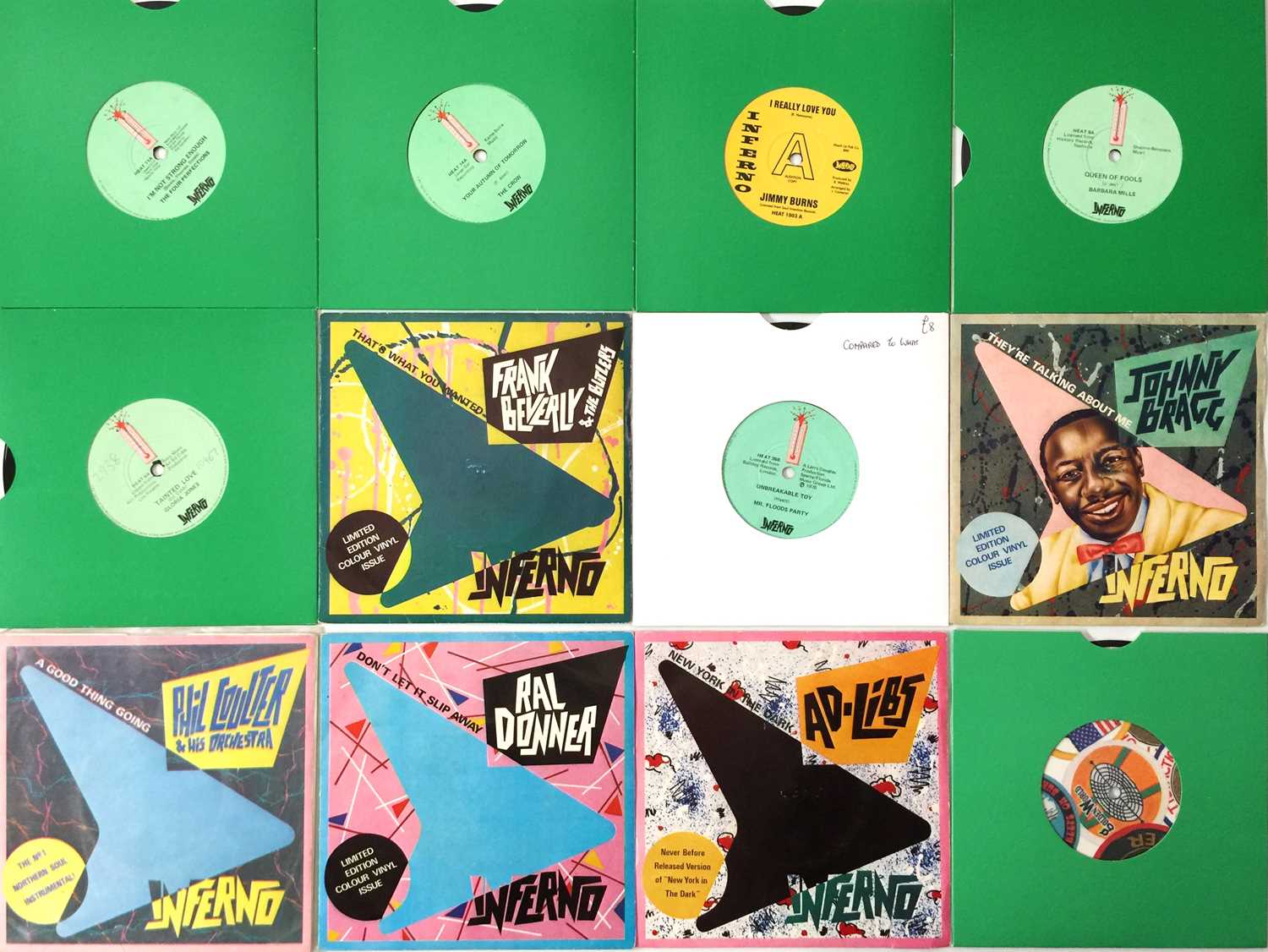 Lot 187 - INFERNO RECORDS - 7" COLLECTION