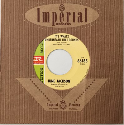 Lot 192 - JUNE JACKSON - IT'S WHATS UNDERNEATH THAT COUNTS 7" (US PROMO - IMPERIAL 66185)