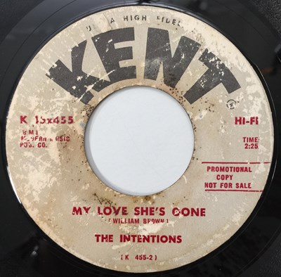 Lot 194 - THE INTENTION - MY LOVE SHE'S GONE 7" (US PROMO - KENT - K45x455)