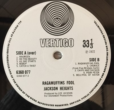 Lot 868 - Daddy Longlegs/Jackson Heights - Original UK Vertigo Swirl LPs