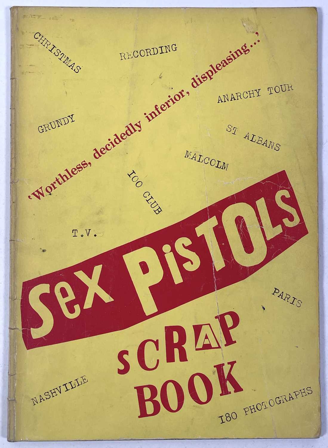 Lot 441 - RAY STEVENSON - ORIGINAL SEX PISTOLS SCRAP BOOK, 1977.