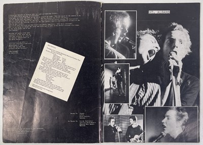 Lot 441 - RAY STEVENSON - ORIGINAL SEX PISTOLS SCRAP BOOK, 1977.