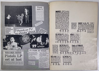 Lot 441 - RAY STEVENSON - ORIGINAL SEX PISTOLS SCRAP BOOK, 1977.