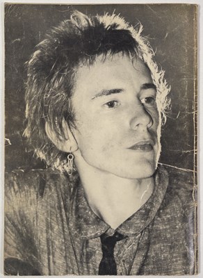 Lot 441 - RAY STEVENSON - ORIGINAL SEX PISTOLS SCRAP BOOK, 1977.