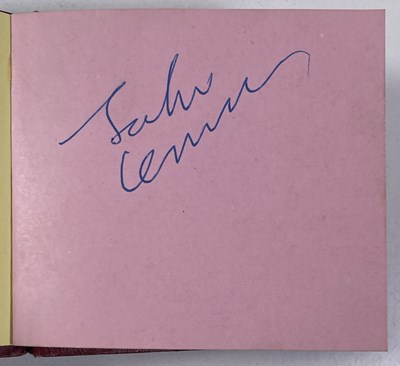 Lot 328 - THE BEATLES - AUTOGRAPH BOOK WITH JOHN LENNON, GEORGE HARRISON, RINGO STARR.