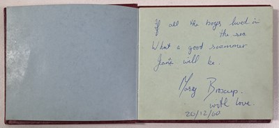 Lot 328 - THE BEATLES - AUTOGRAPH BOOK WITH JOHN LENNON, GEORGE HARRISON, RINGO STARR.