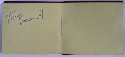 Lot 328 - THE BEATLES - AUTOGRAPH BOOK WITH JOHN LENNON, GEORGE HARRISON, RINGO STARR.