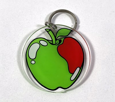 Lot 194 - THE BEATLES - A RARE APPLE KEY RING.