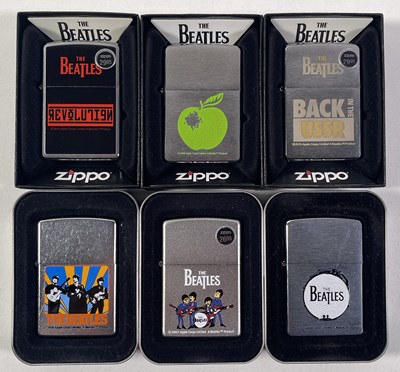 Lot 199 - THE BEATLES - COLLECTION OF ZIPPO LIGHTERS.