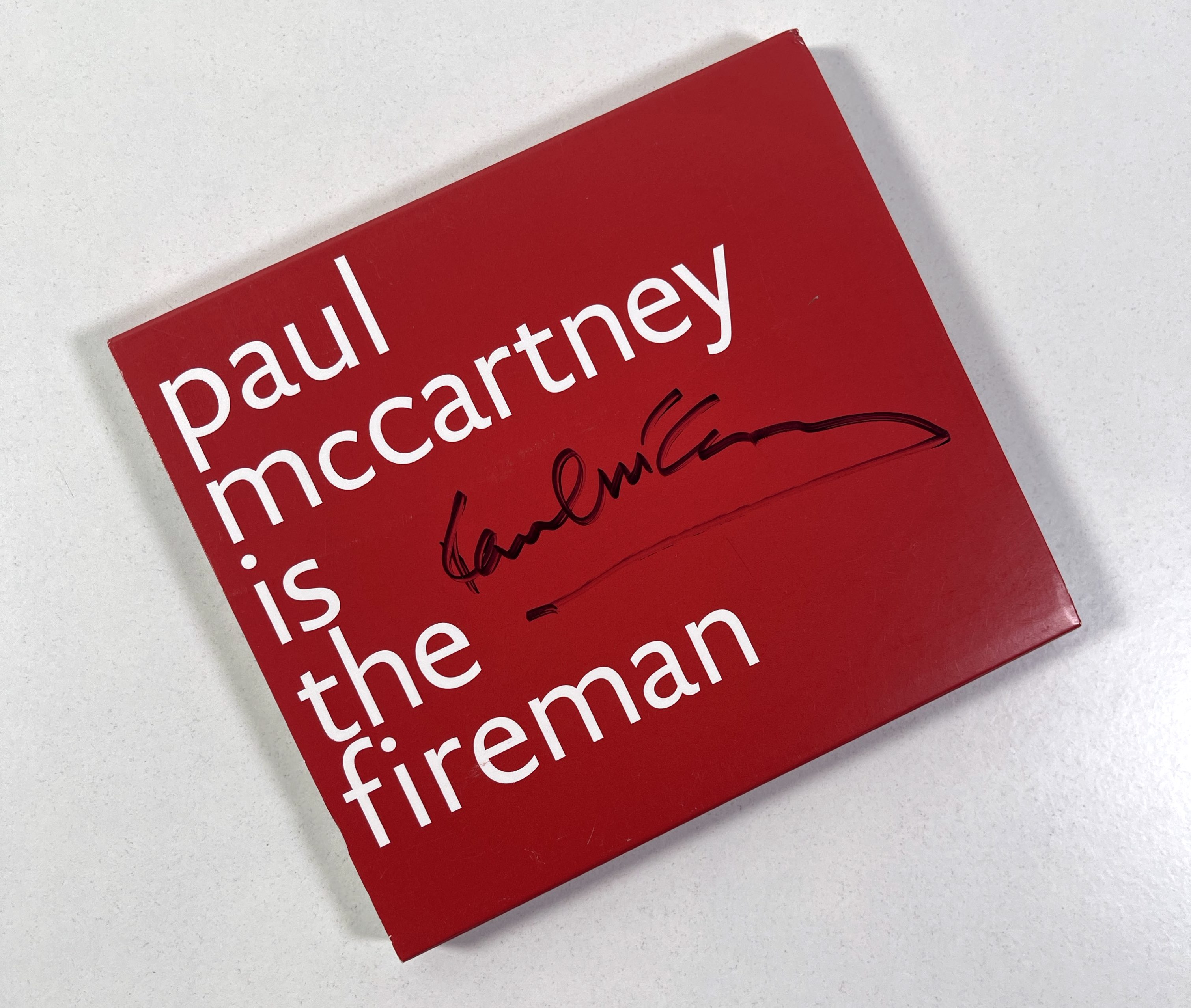 Fireman Rushes Mccartney Lot 325 - PAUL MCCARTNEY - SIGNED COPY OF THE FIREMAN