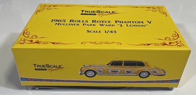 Lot 202 - THE BEATLES - JOHN LENNON ROLLS ROYCE SCALE MODEL BY TRUE SCALE MINIATURES.