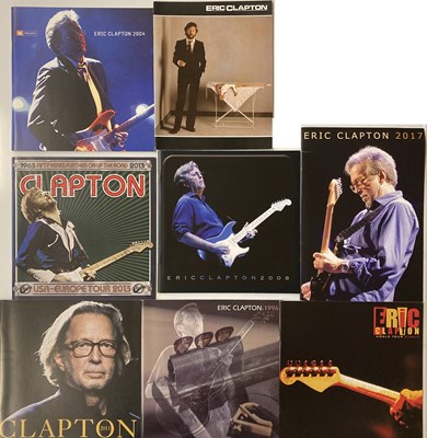 Lot 372 - ERIC CLAPTON PROGRAMMES AND TICKETS