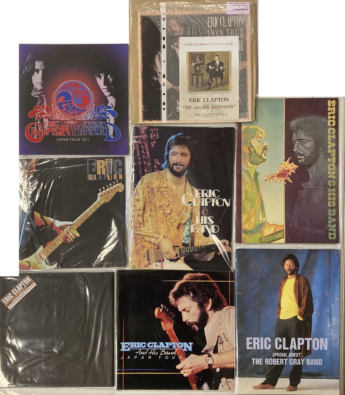 Lot 371 - ERIC CLAPTON JAPANESE ISSUE PROGRAMMES