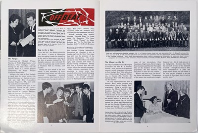 Lot 129 - THE BEATLES INTEREST - ORIGINAL 1962 PORT SUNLIGHT MAGAZINE WITH BEATLES MENTION / ORIGINAL APPLE BADGES.