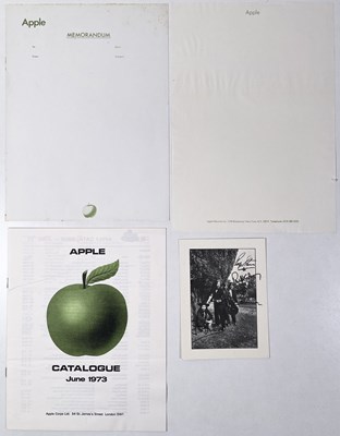 Lot 214 - APPLE RECORDS - STATIONERY.