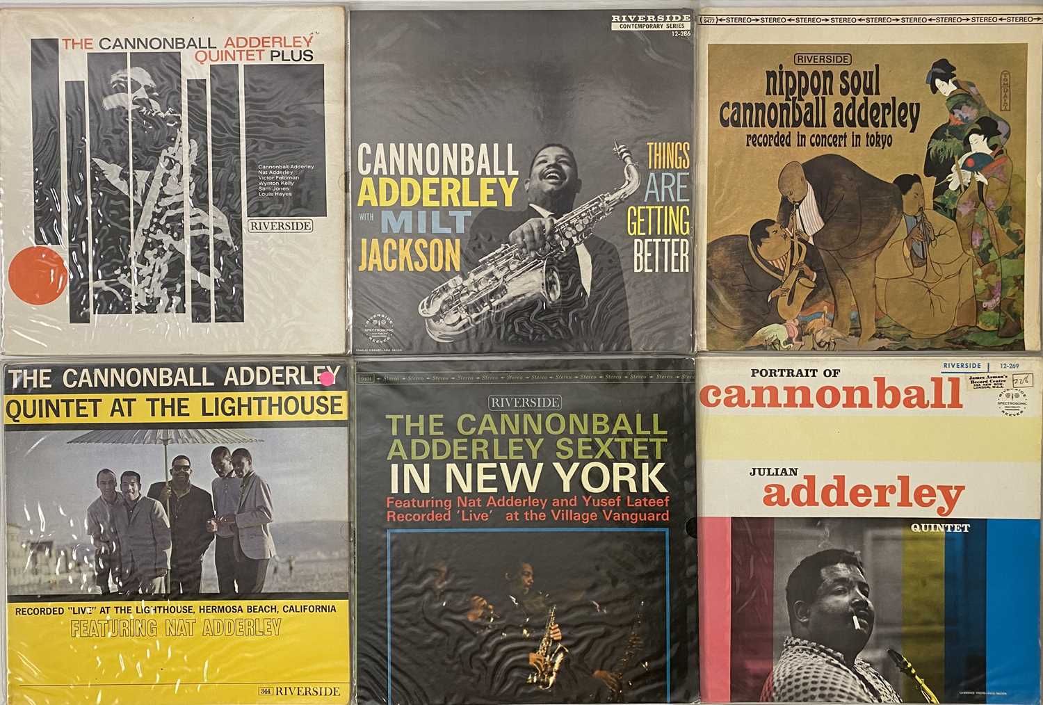 Lot 14 - THE CANNONBALL ADDERLEY QUINTET - LP PACK