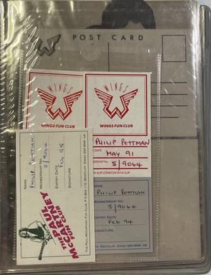 Lot 227 - PAUL MCCARTNEY / WINGS  - CLUB SANDWICH / FAN CLUB EPHEMERA.