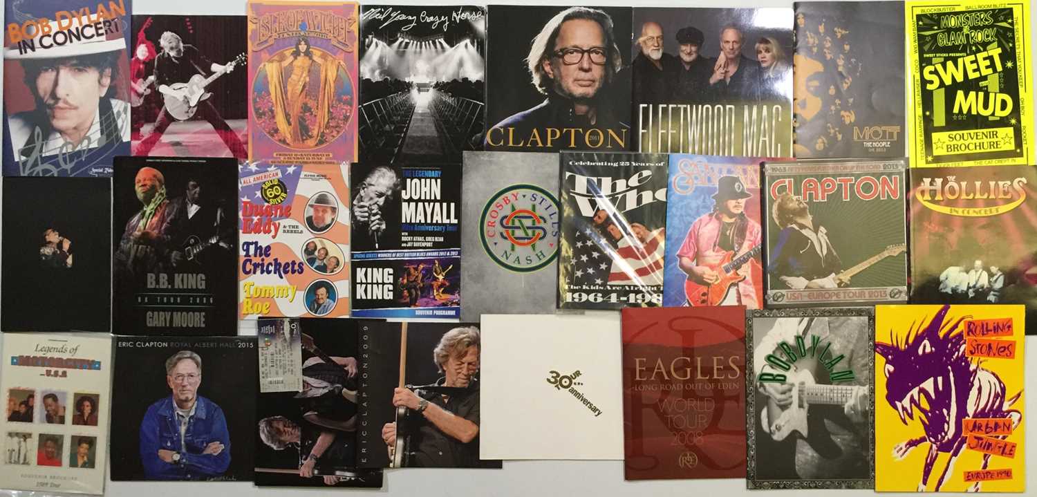 Lot 97 - CONCERT PROGRAMME COLLECTION INC ROLLING