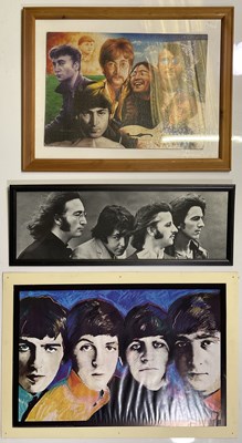 Lot 262 - THE BEATLES - POSTERS AND PRINTS INC ORIGINAL DELL POSTERS.