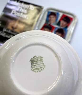 Lot 232 - THE BEATLES- ORIGINAL COLLECTABLES INC WORCESTER WARE STICKERED TRAY.