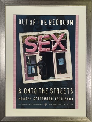 Lot 70 - PUNK INTEREST - ORIGINAL 'SEX..' PROMOTIONAL POSTER, 2003.